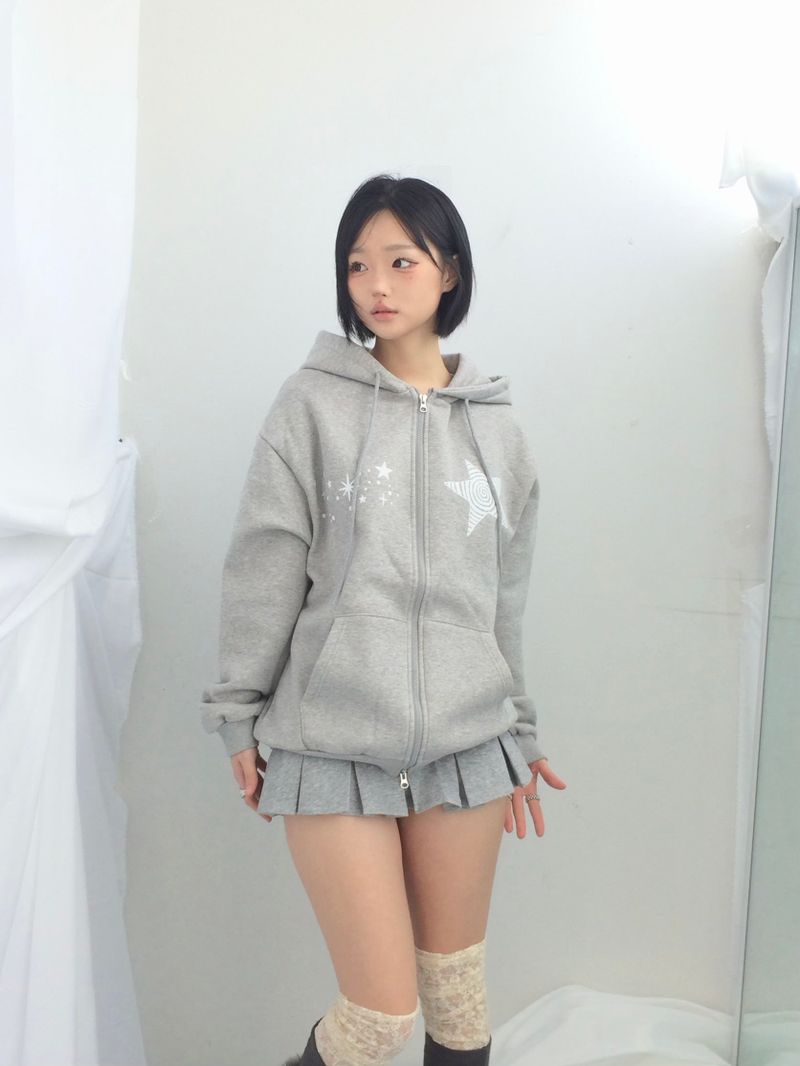 Basic Pleated Miniskirt