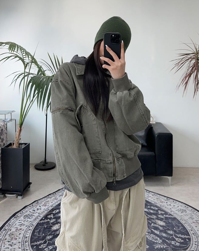 SATIIIZ（サティーズ）の「Ruben Cation MA-1 Jacket（Jackets/Outerwear）」