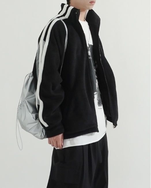 Side Track Over-fit Fleece zip-up Jacket