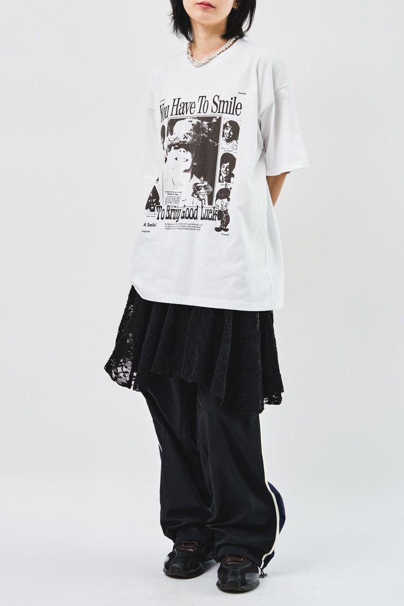(W) Lace Layer Skirt (2color)