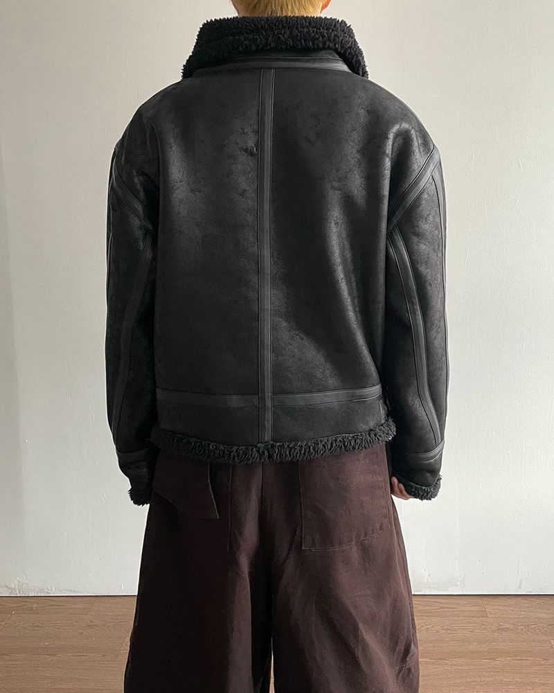 Dual Crop Leather Mustang