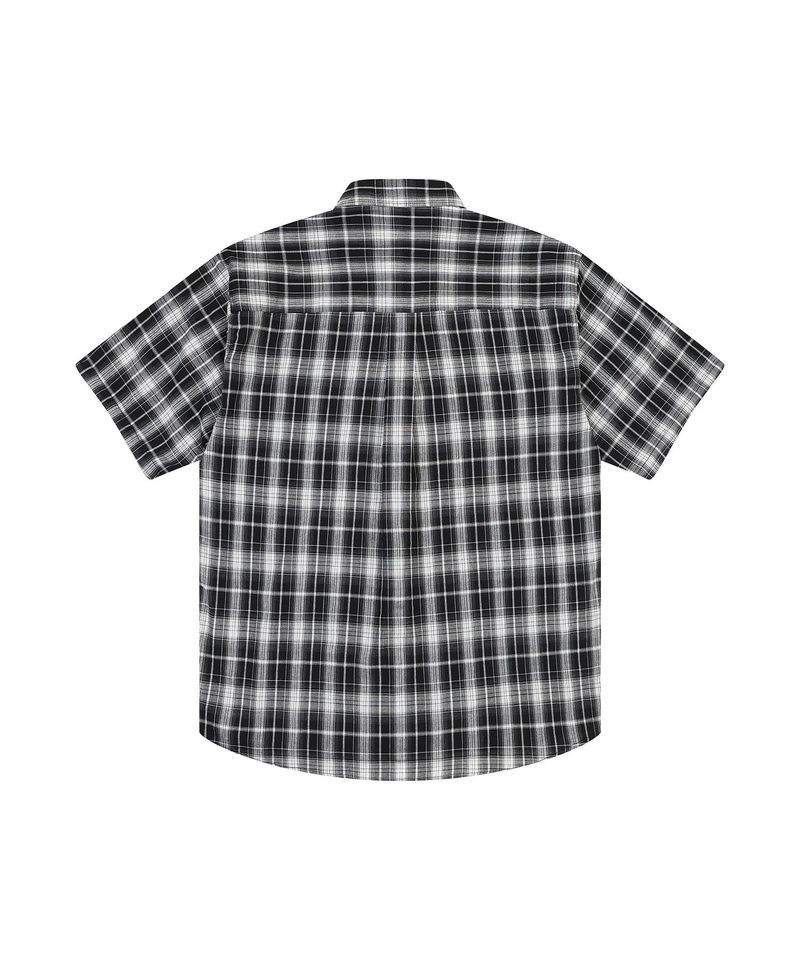 marina check half shirts black