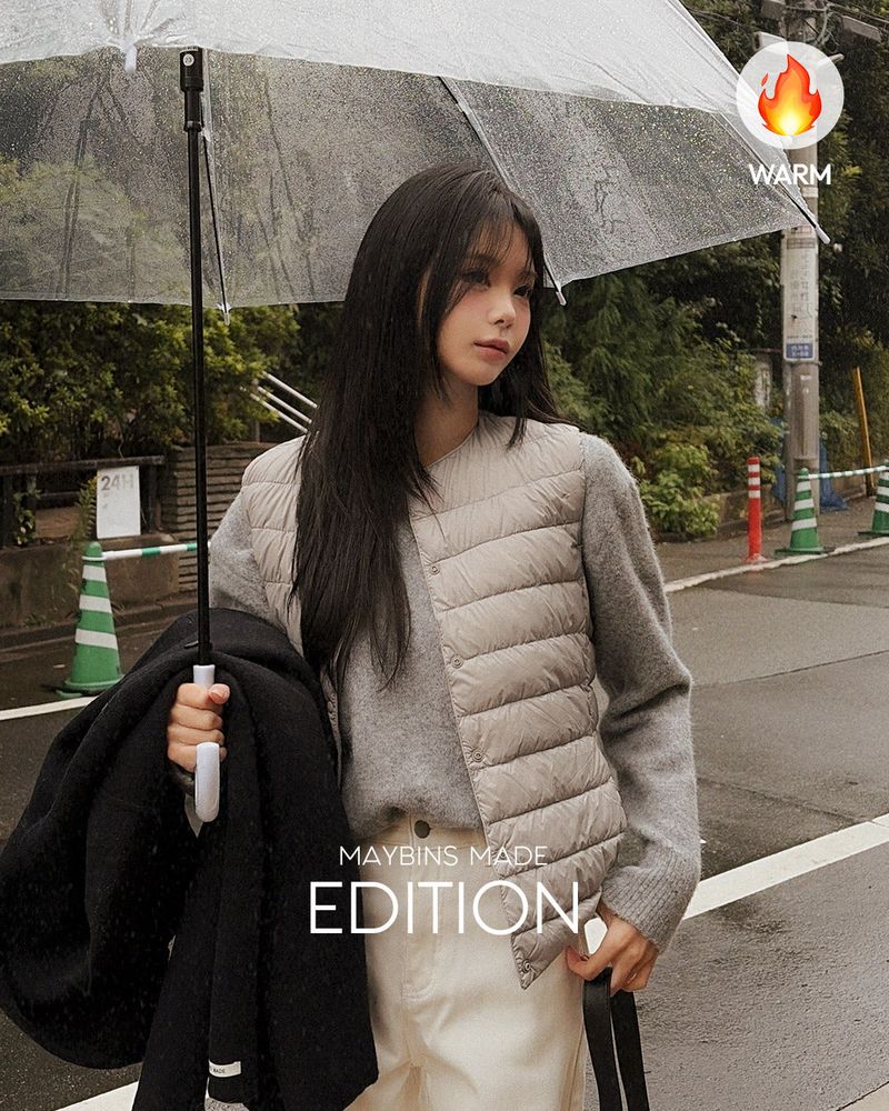 MAYBINS（メイビンス）の「[MADE]パッドダウンベスト (ポーチ付き)（ジャケット/アウター）」