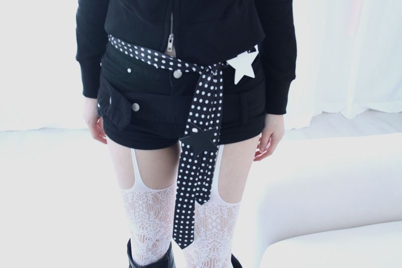 Belt Detail Span Shorts