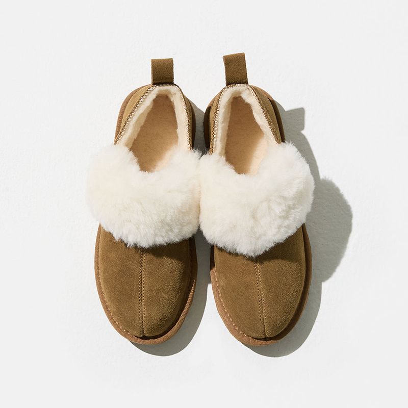 Toasty Fur Shoes - Chestnut