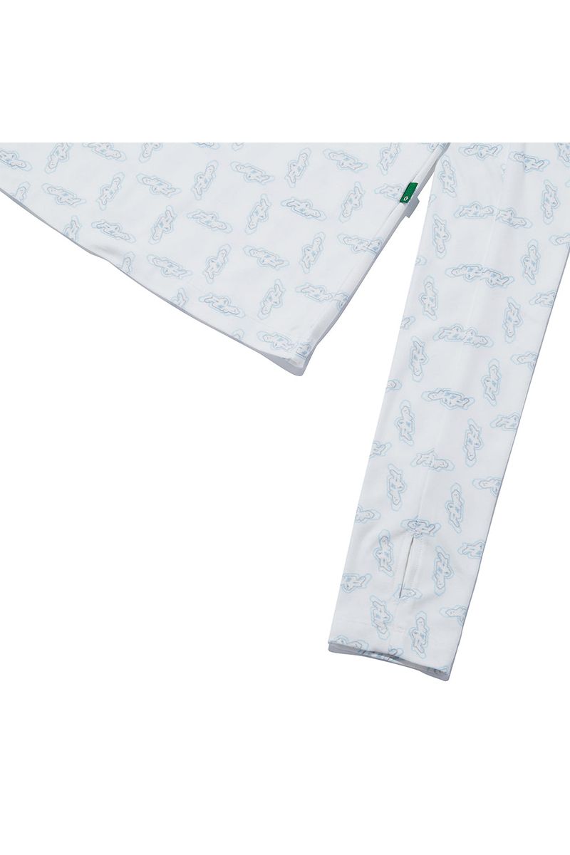 FLIP Pattern Turtleneck_White