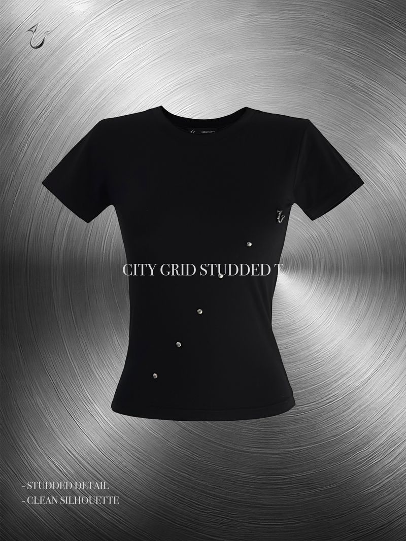 URBAN UNIQUE（アーバンユニーク）の「city grid studded T（Tops）」