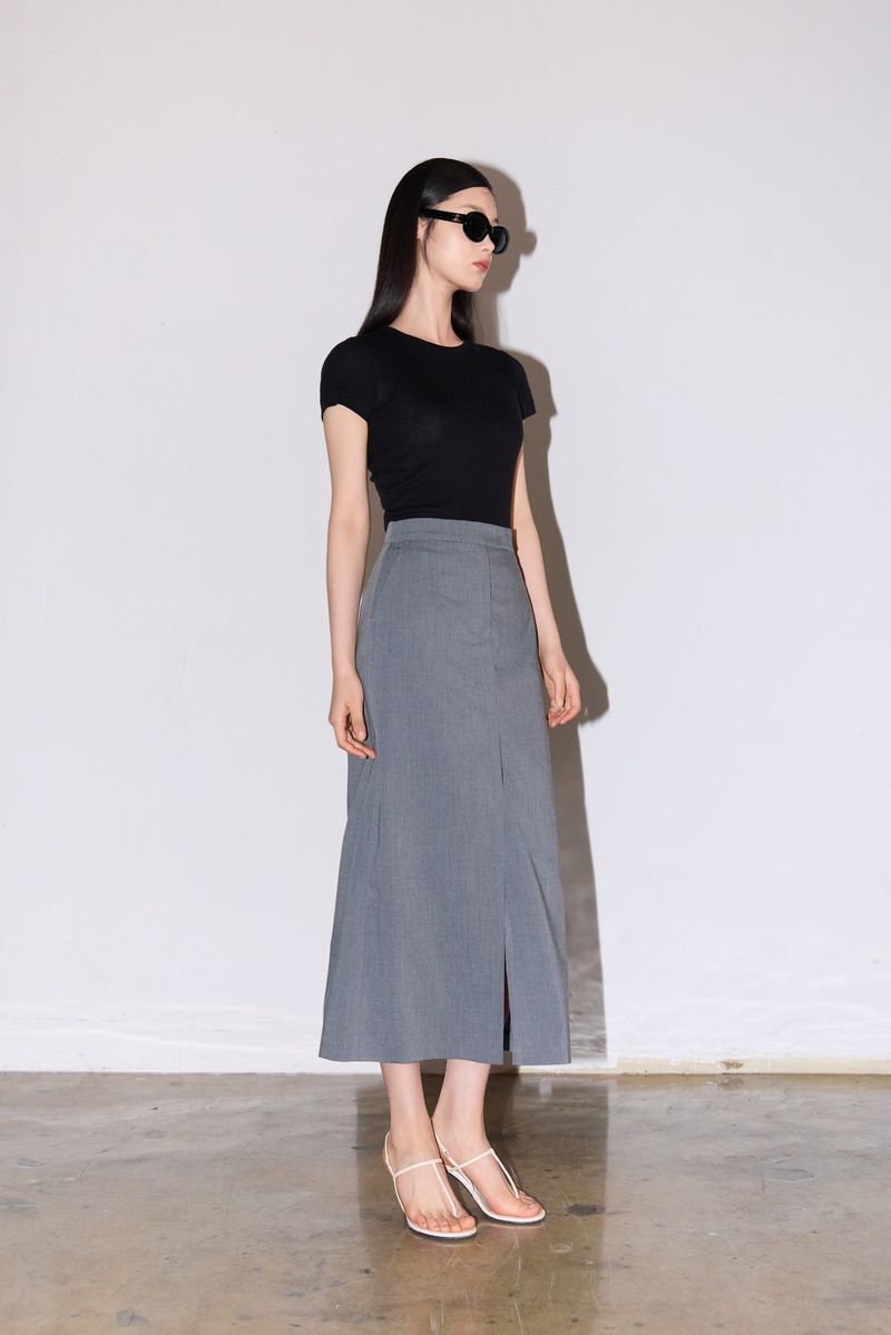 NO.27 SKIRT - GREY