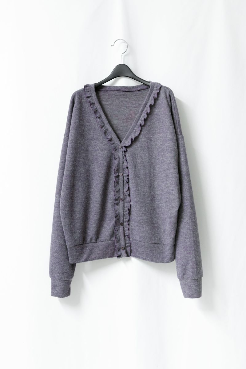frill melange cardigan(3colors)