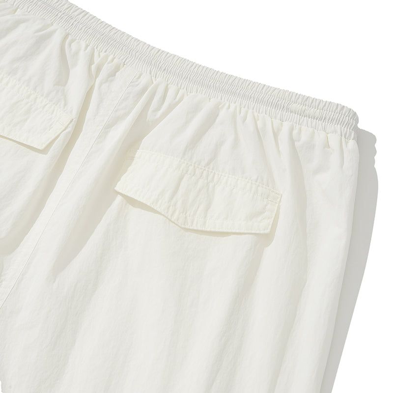 KIRSH PLAIN INCISION WOVEN PANTS [WHITE]