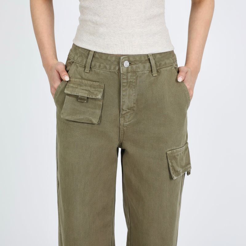 [3RD REORDER] SOFT OLIVE DYING FRONT POCKET DENIM code 26221