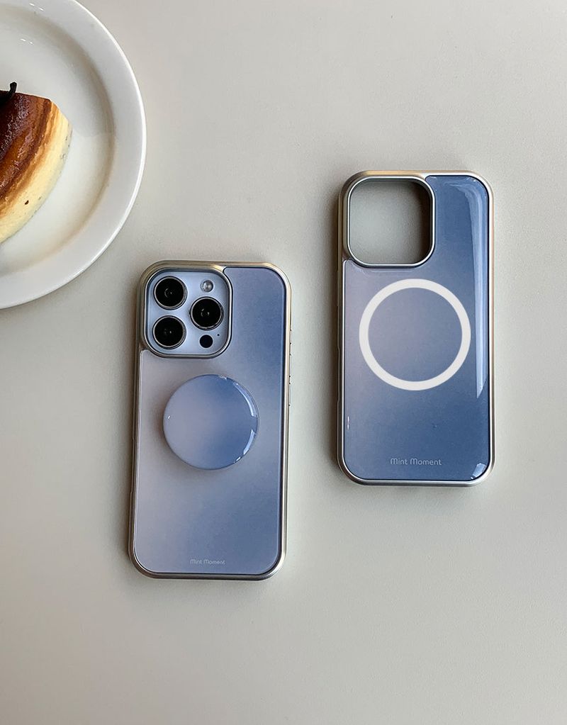  [MADE]ヘイズ シルバーエポキシ MagSafe iPhoneケース