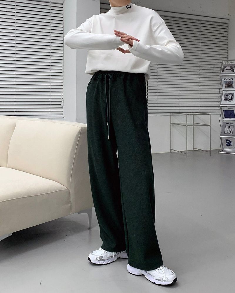 ブラーワイドパンツ