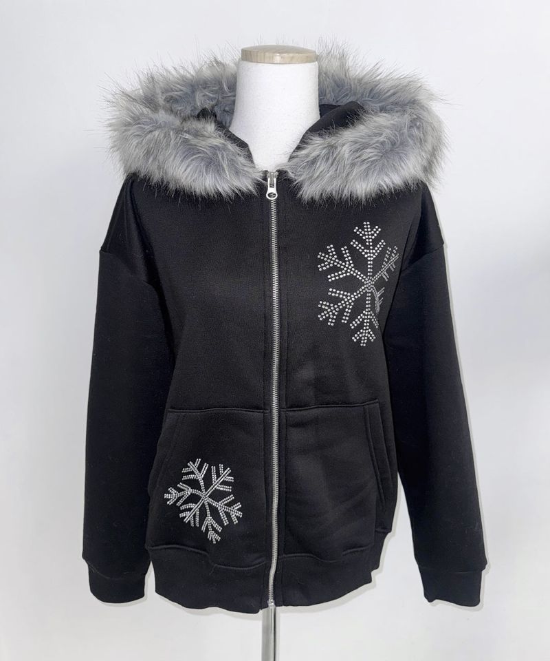 snow hood zip-up (2colors)