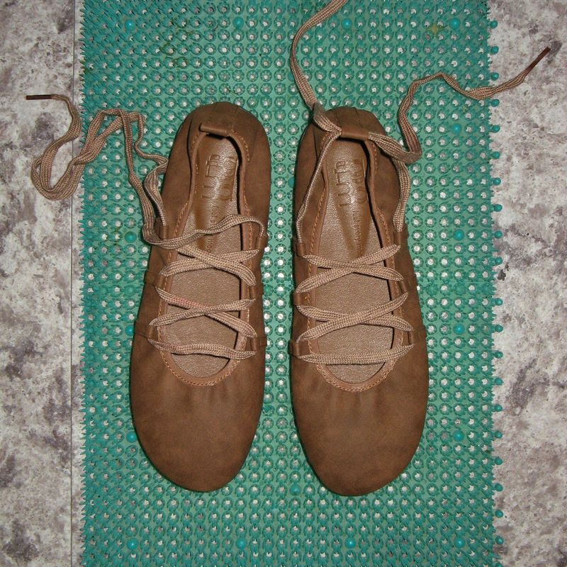 Blessed 0001. Lace-Up Flats - 3colors