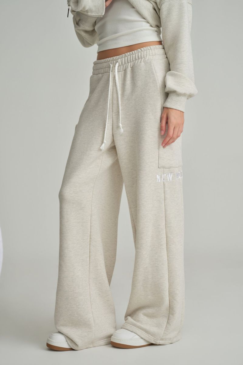 NYC sweatpants, Light Melange