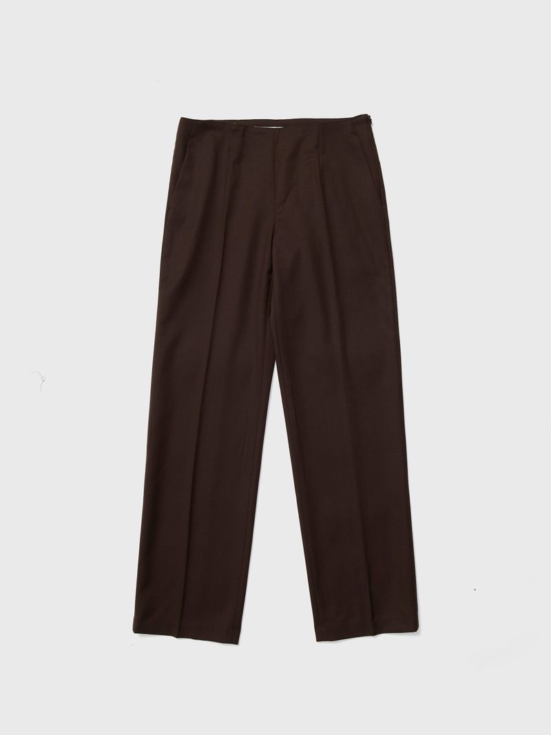 Low Waist Classic Pants Brown