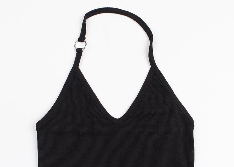 RING HALTER SLEEVELESS