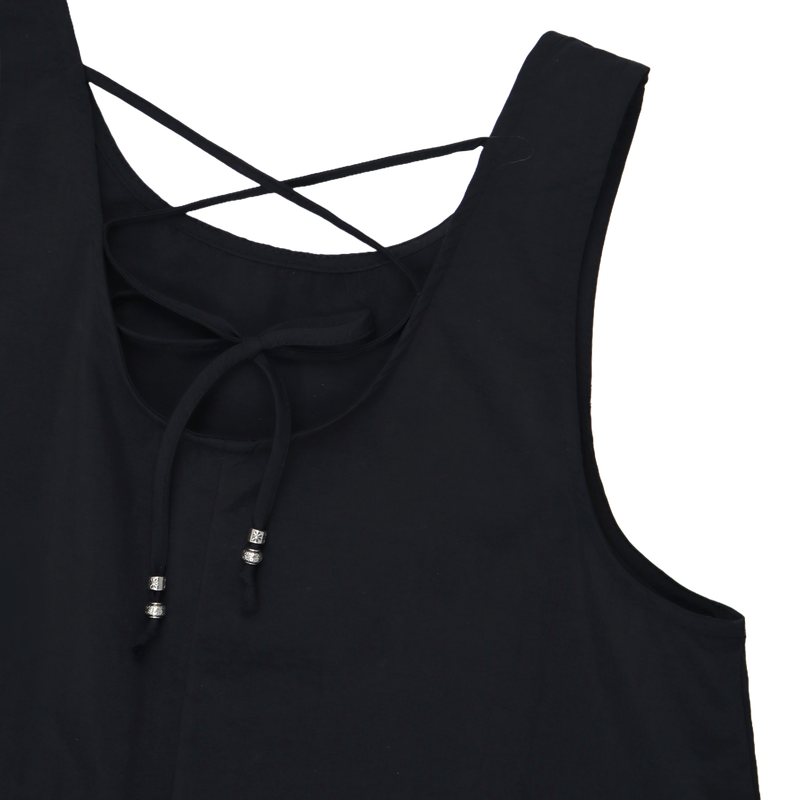 BACK RIBBON DRESS (2 COLORS)