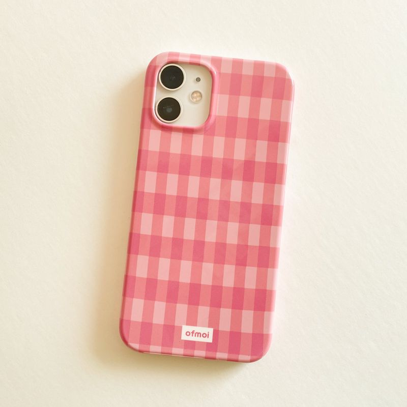 apple candy glossy hard phone case