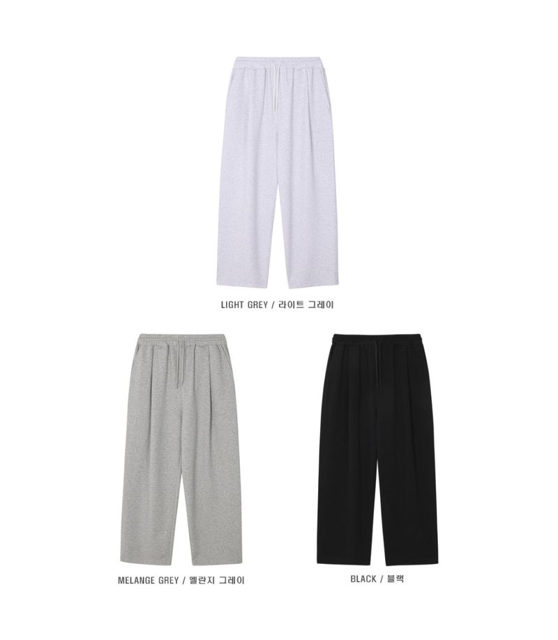 LMN Limited One Tuck Wide Sweatpants (3 colors)