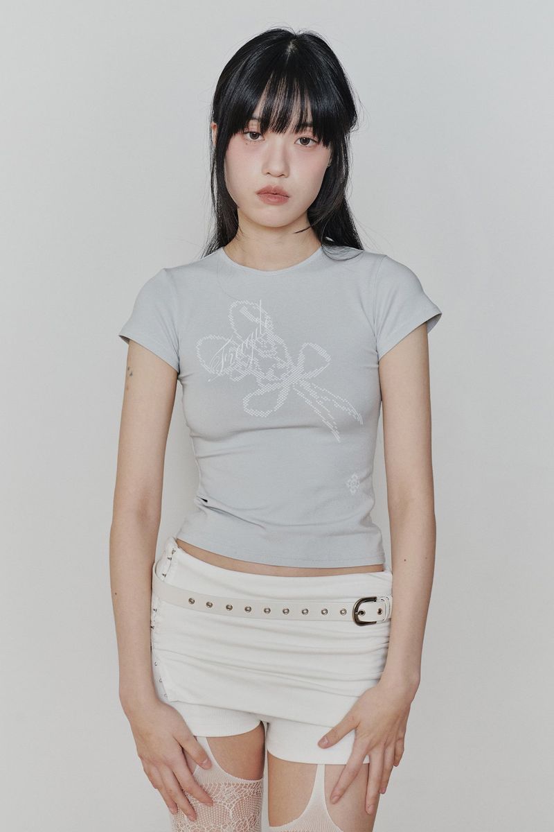 RUBY HOOK SHORTS (SS ver.) white