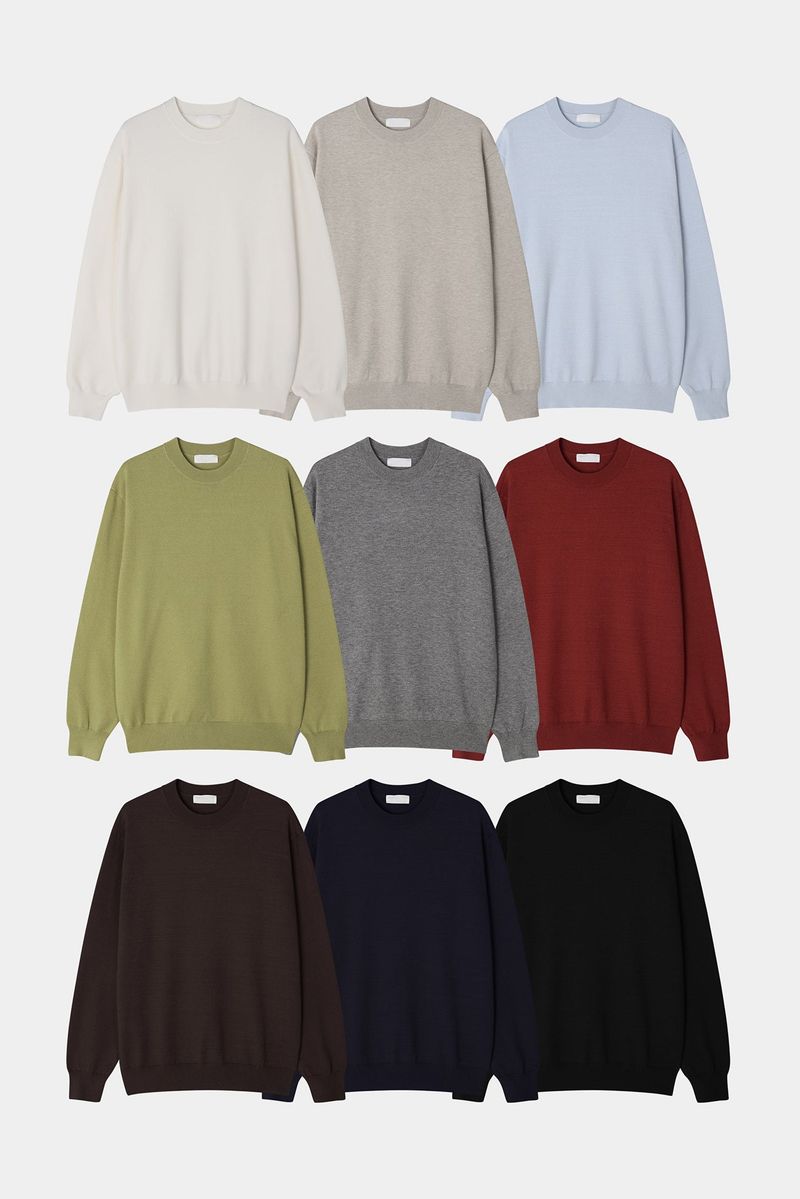 Essential Round Knit (9color)