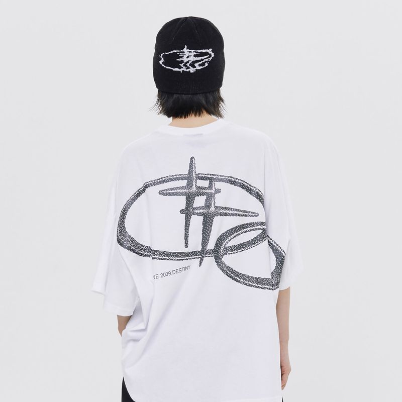 ROMANTIC CROWN（ロマンティッククラウン）の「WIDE FIT SHINING LOGO TEE SHIRT（Tops）」