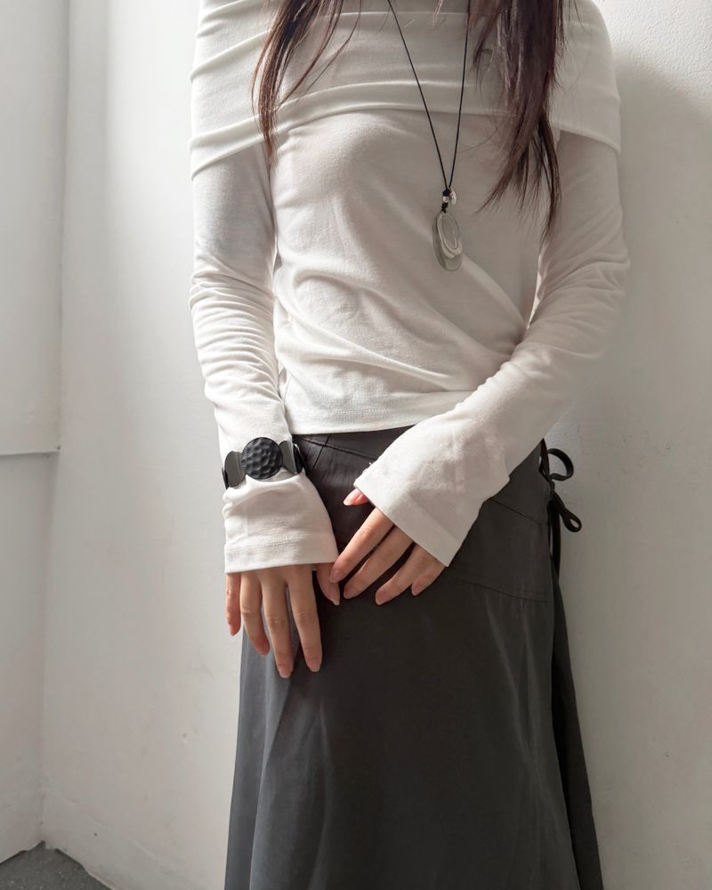 Polka Dot Noir Bracelet