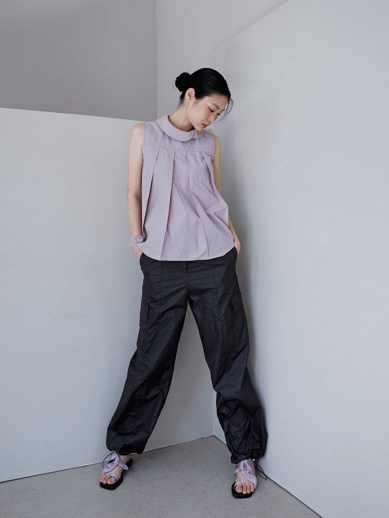 NYLON CARGO PANTS [ CHARCOAL ]