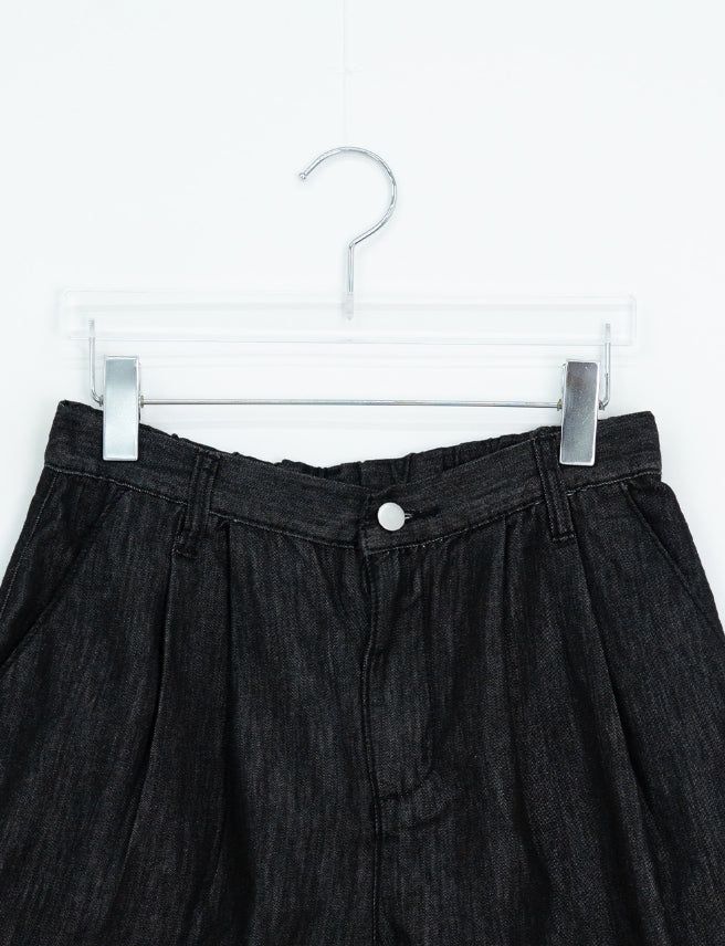 Cozy Nonfade Pintuck Back Banding Short Pants