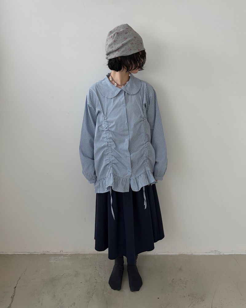 リンクルディテールスカート
