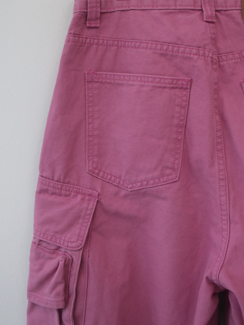 color dyeing bermuda pants