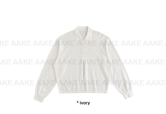 DEEP V-NECK COLLAR SWEATSHIRT