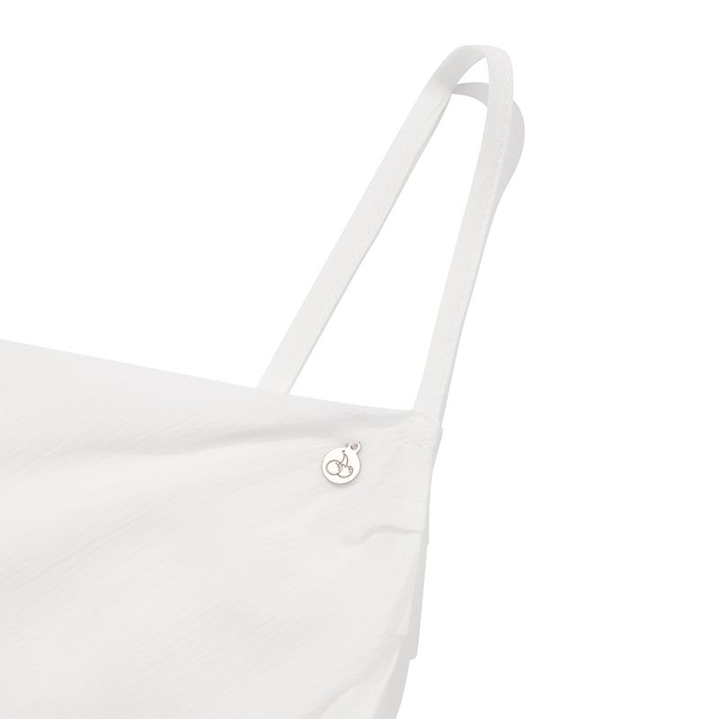 BACK POINT MAXI SLEEVELESS DRESS [IVORY]