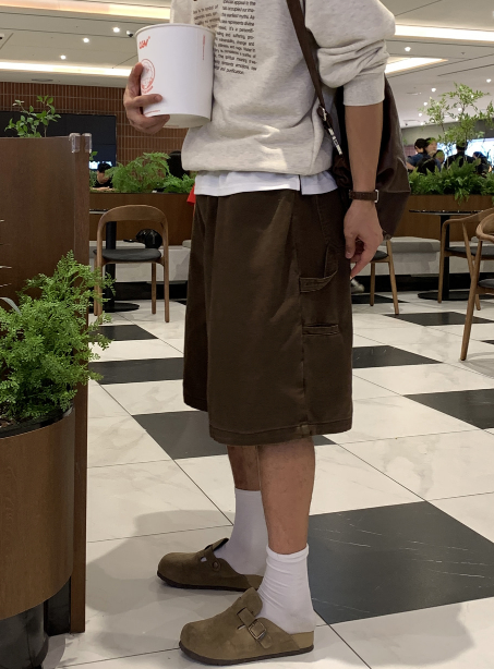 Hills Basic Carpenter Bermuda Banding Pants