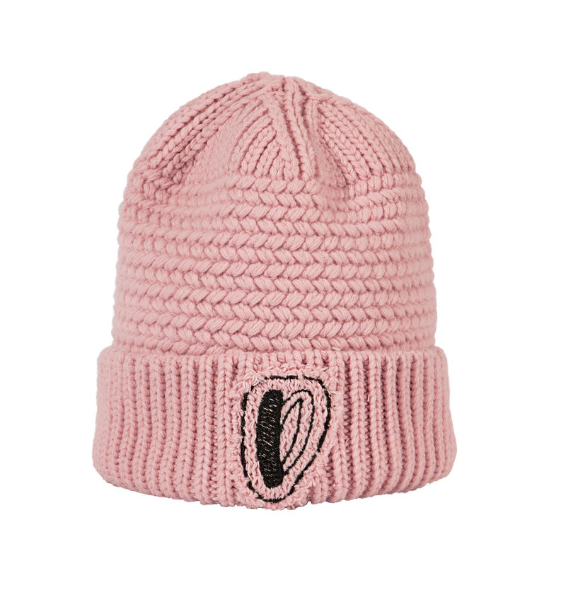 [MADE] Doyoubi Signature Stitch Embroidered Twisted Beanie [Pink]