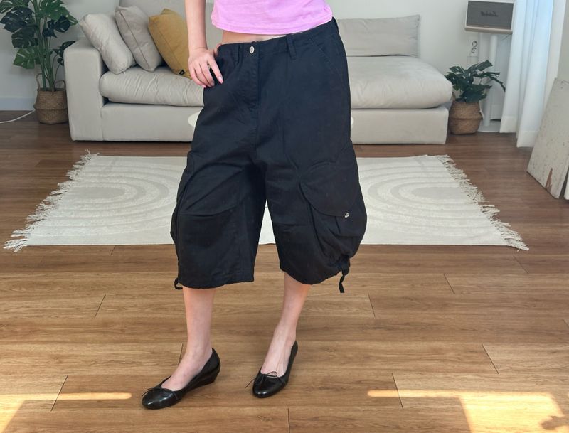 heart cargo bermuda shorts