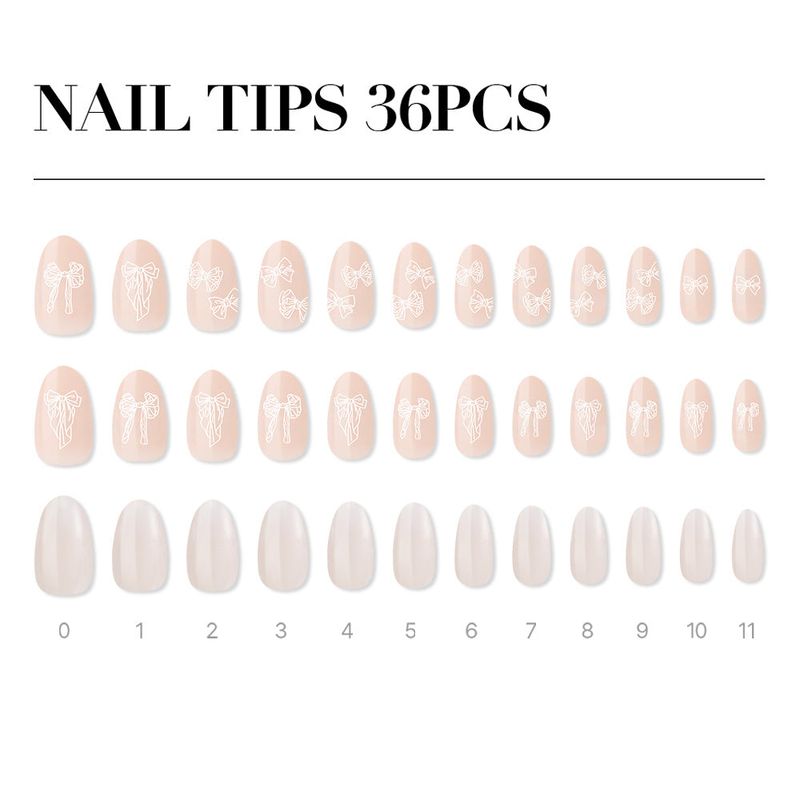 MUZMAK Reusable Nail Tip Silhouette​(Almond)