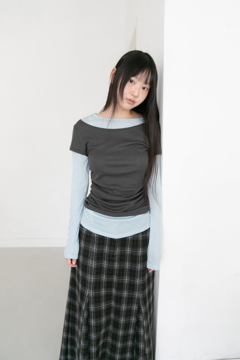 omoosoohy(オムスヒ)の「tencel color layered top(4colors)(Tops)」