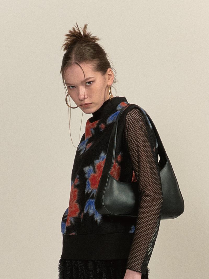 VINTAGE FLOWER WOOL VEST