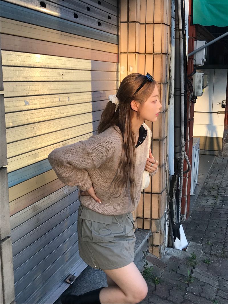 Larvate mini skirt