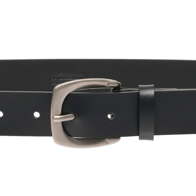 BL008 Casual Unisex Leather Belt 28 mm Black