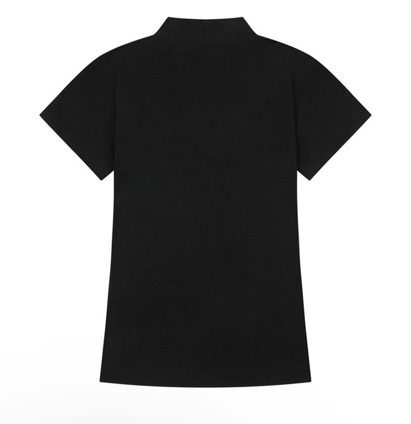 VIOR MOCK NECK HALF T (4COLOR)