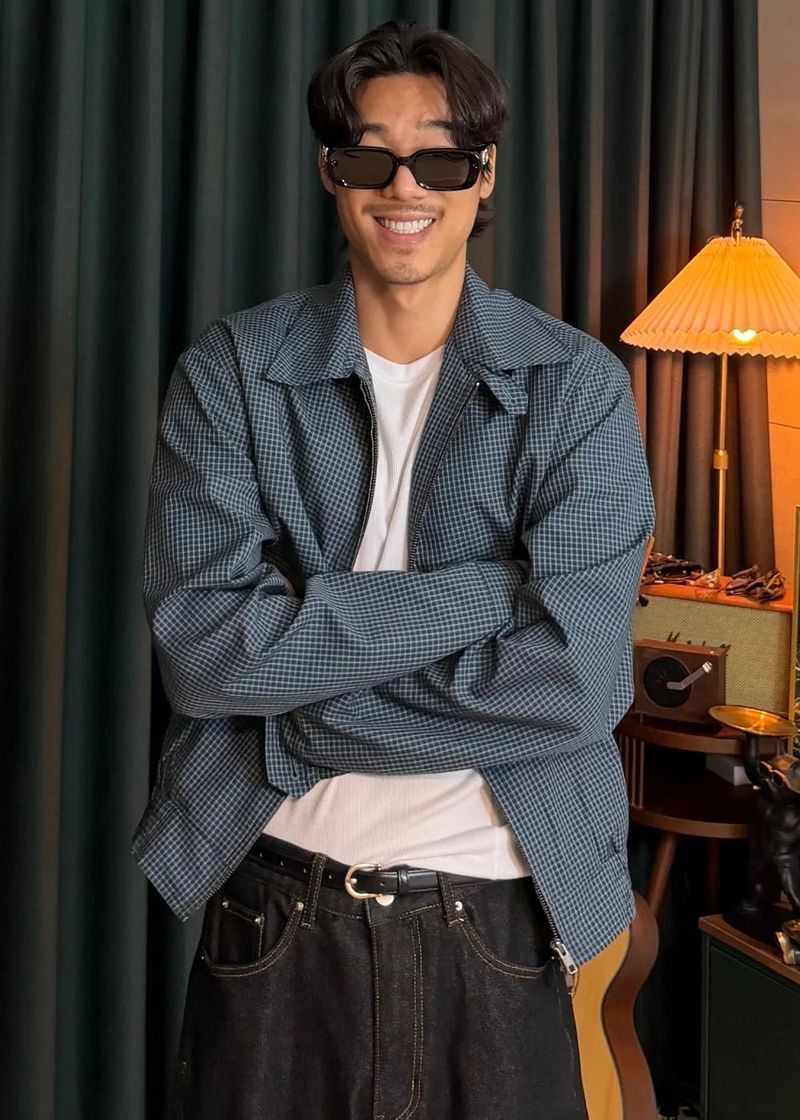 Two-Way Check Bay Jacket 2COLOR