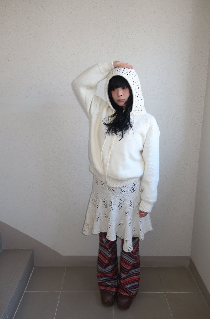 ニットレイヤースカート