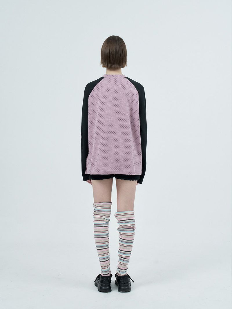 multi stripe loose socks