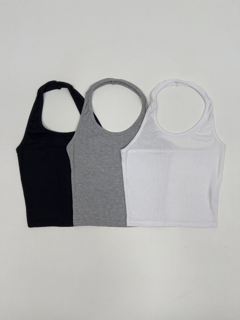 Basic Halter Neck Sleeveless
