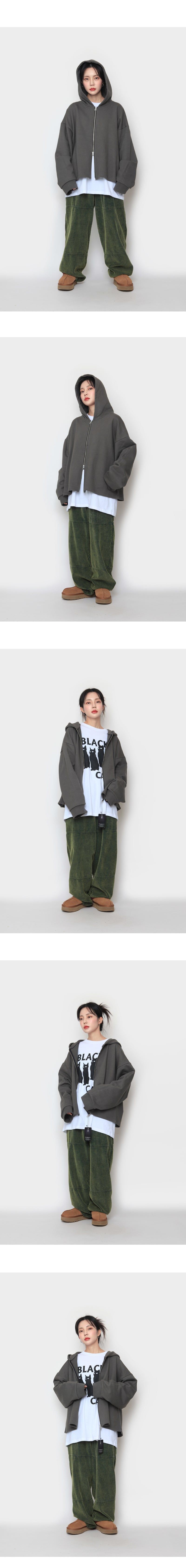 corduroy slit pants
