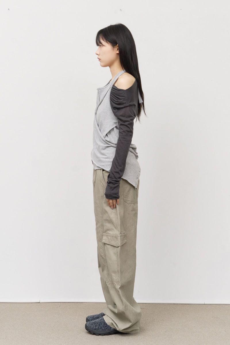 Deep Dyeing Cargo Pants